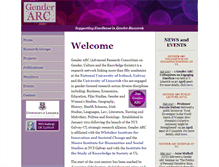 Tablet Screenshot of genderarc.org